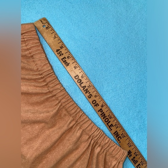 HANDMADE Tiered faux suede maxi skirt elastic stretchy waistband size M to L - Picture 6 of 12